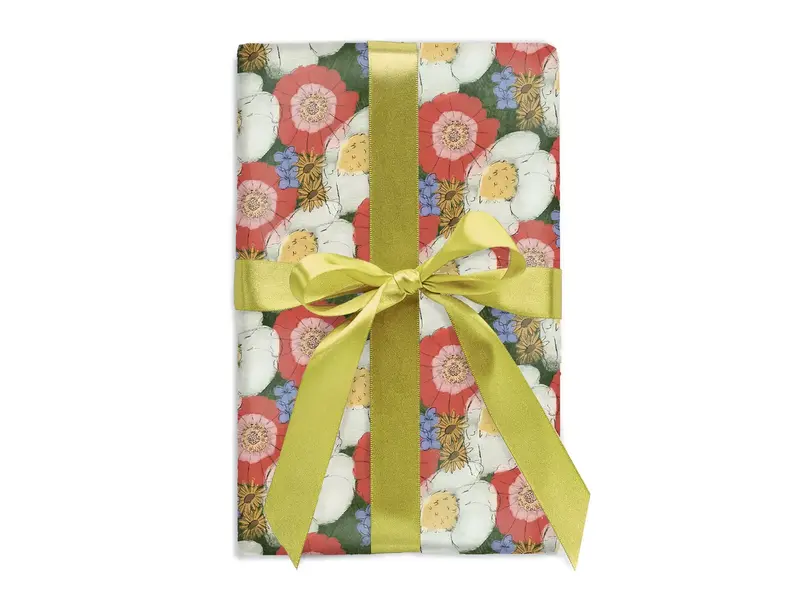 Good JuJu Ink Groovy Field Flowers Gift Wrap