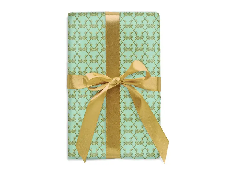 Good JuJu Ink Seafoam Enchanted Keys Gift Wrap
