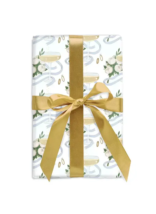 Wedding Champagne Coupes Gift Wrap