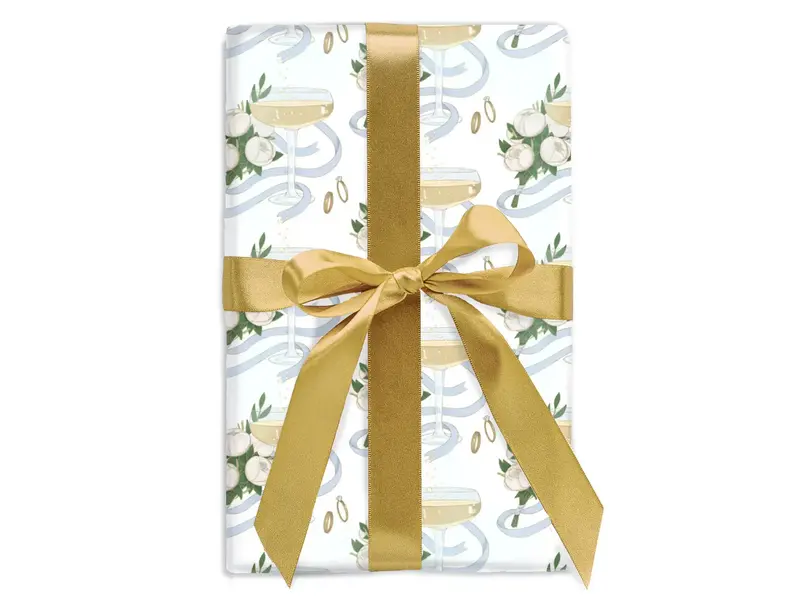 Good JuJu Ink Wedding Champagne Coupes Gift Wrap