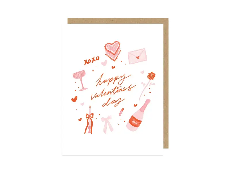 Maddon and Co Hand-Drawn Happy Valentine's Day Card