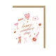 Hand-Drawn Happy Valentine's Day Card