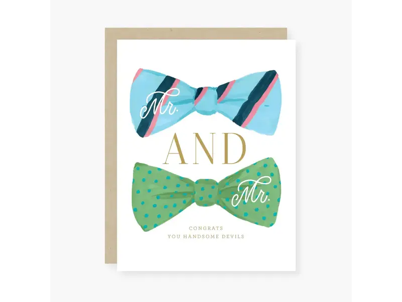 2021 Co. Mr & Mr ( Handsome Devils ) Wedding Card