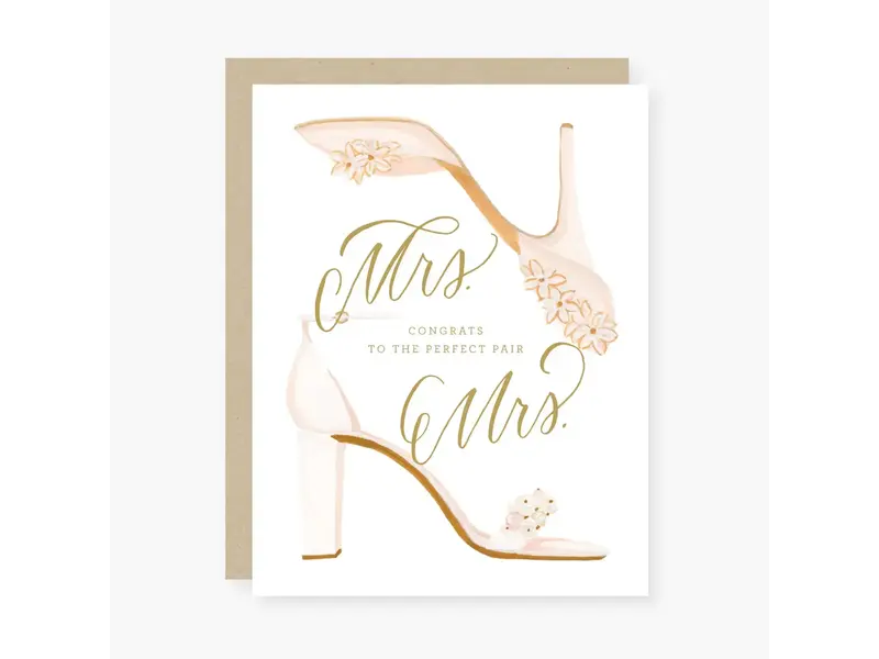 2021 Co. Mrs & Mrs ( Perfect Pair ) Wedding Card