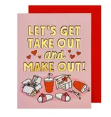 The Social Type Let's Get Take Out & Make Out Love Card