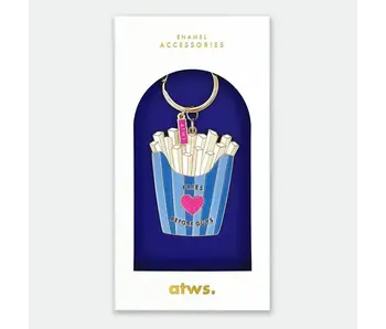 Fries Before Guys - Keychain