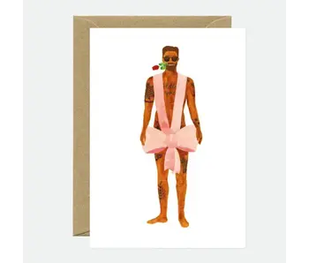 Man Gift Greeting Card