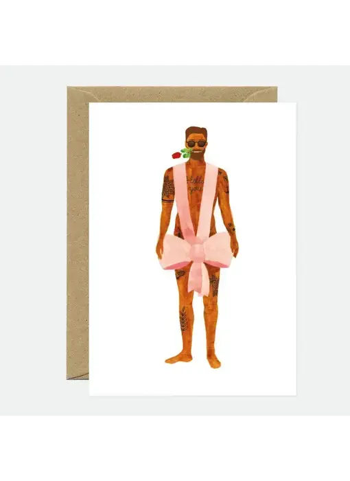 Man Gift Greeting Card