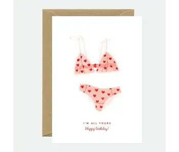 Sexy Underwear Greeting Card