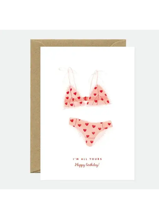 Sexy Underwear Greeting Card