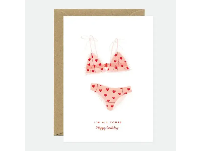 ALL THE WAYS TO SAY Sexy Underwear Greeting Card