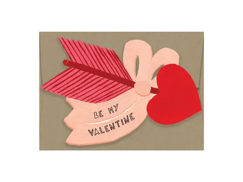 Isatopia Love Arrow - Die Cut Card