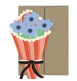 Isatopia Flower Bouquet Amour Collection - Die Cut Card