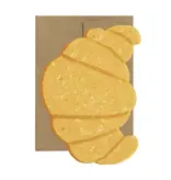 Isatopia Croissant Card - French Collection - Die Cut Card