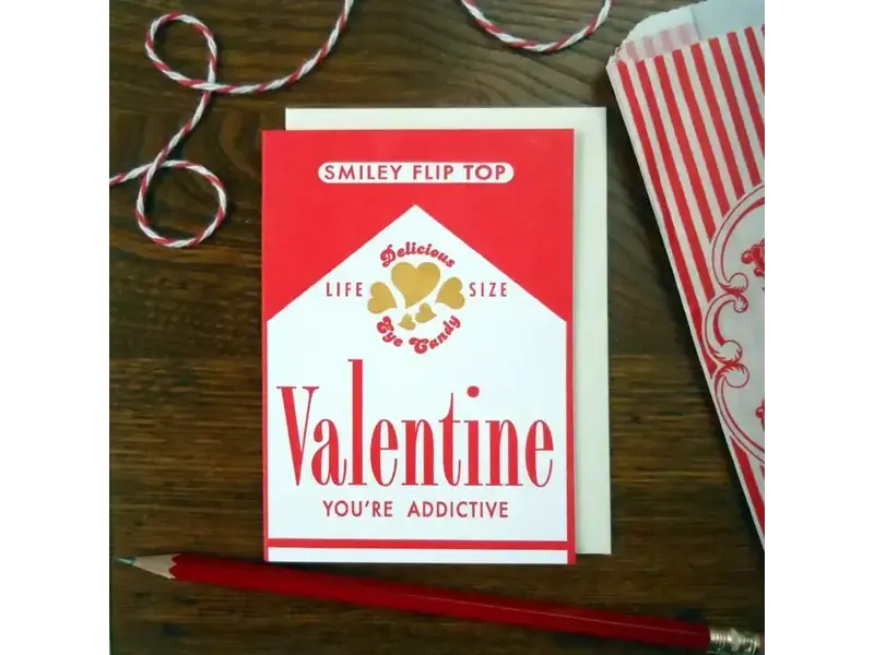 a. favorite design Valentine Candy Cigarettes