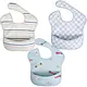Sleeveless (3-pc) Smock Bib Set For Baby & Toddler (Cars)