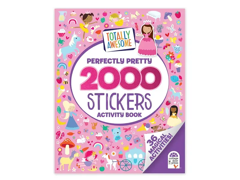 cottage door press Totally Awesome Perfectly Pretty 2000 Stickers Activity Book
