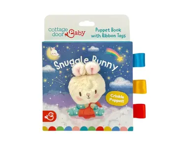 Snuggle Bunny Crinkle Finger Puppet Book