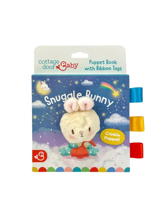 Snuggle Bunny Crinkle Finger Puppet Book