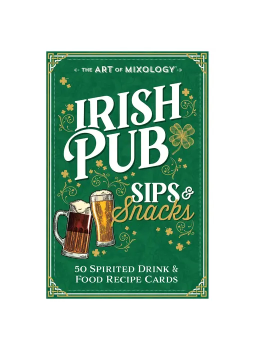 Art of Mixology Irish Pub Sips & Snacks Recipe Cards