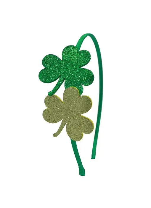 Glitter Shamrock Headband