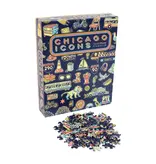 Transit Tees Chicago Icons 1000 Piece Puzzle