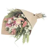 Andaluca Pink Strawflower Love Floral Bouquet