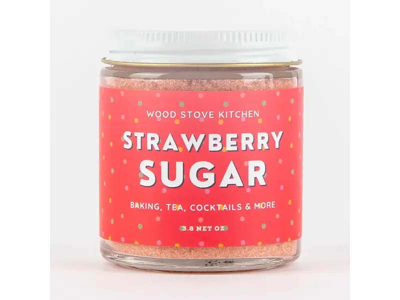 Wood Stove Kitchen Strawberry Sugar - A Few Jars Left from Special Project