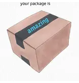 Skribbles Your Package Is Amazing Hand-Illustrated Love Greeting Card