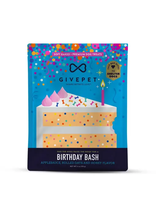 GivePet Birthday Bash Soft-Baked Dog Treats