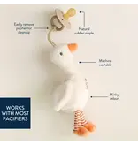 Itzy Ritzy Bitzy Pal Natural Rubber Pacifier & Plush Goose