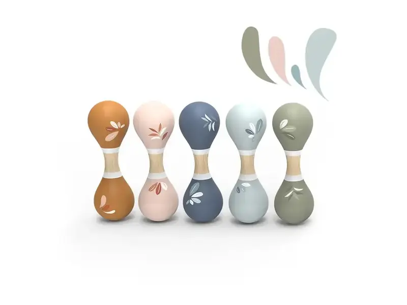 Speedy Monkey Wooden Maracas - 5 colors