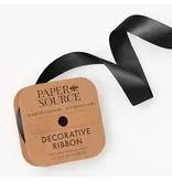 Paper Source Satin Ribbon 1" Width  Black