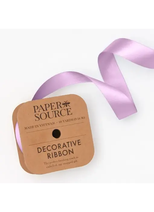 Satin Ribbon 1" Width  Light Orchid