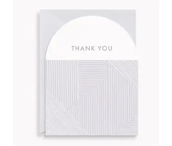 Diecut Arch Thank You Card Set - Set of 10