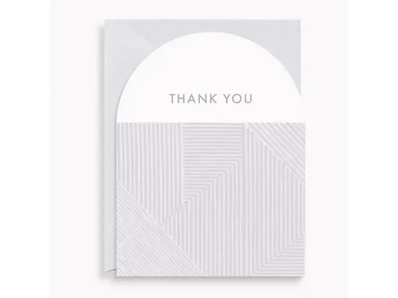 Paper Source Diecut Arch Thank You Card Set - Set of 10
