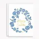 Floral Egg Easter Card