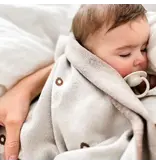 Bleu La La 100% Luxury Cotton Receiving Swaddle Baby Blanket - Cars Oat