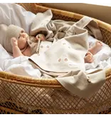 Bleu La La 100% Luxury Cotton Receiving Swaddle Baby Blanket - Cars Oat