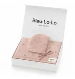 Bleu La La 100% Organic Cotton Luxury Organic Blanket + Hat Gift Set - Ballet Slippers