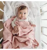 Bleu La La 100% Organic Cotton Luxury Organic Blanket + Hat Gift Set - Ballet Slippers