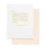 Sugar Paper Letter To Mom | Letterpress Mother's Day Card