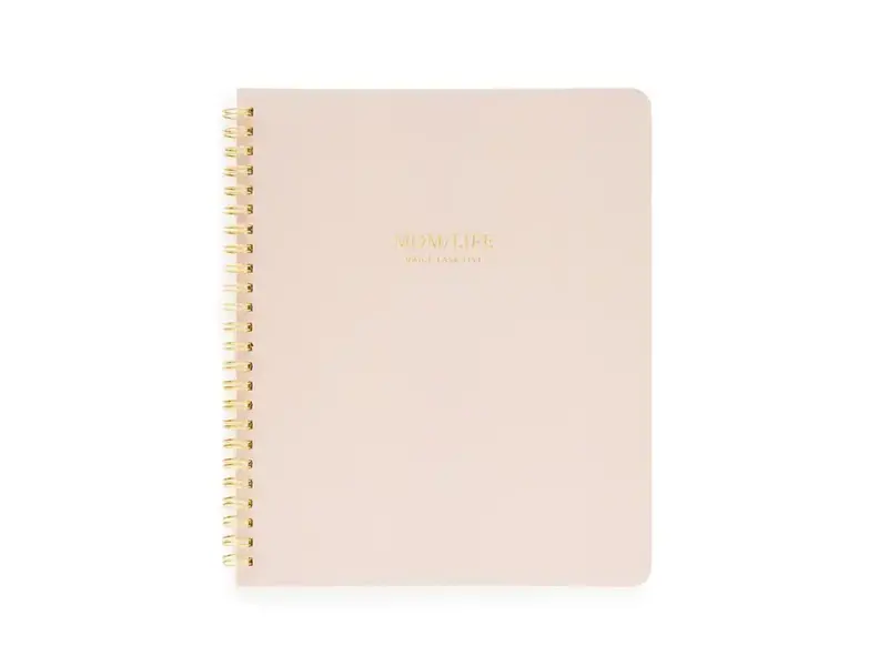 Sugar Paper Mom/Life Spiral Notebook | Guided Notebook