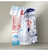 Geometry Chicago in Color Tea Towel (18 x 30)