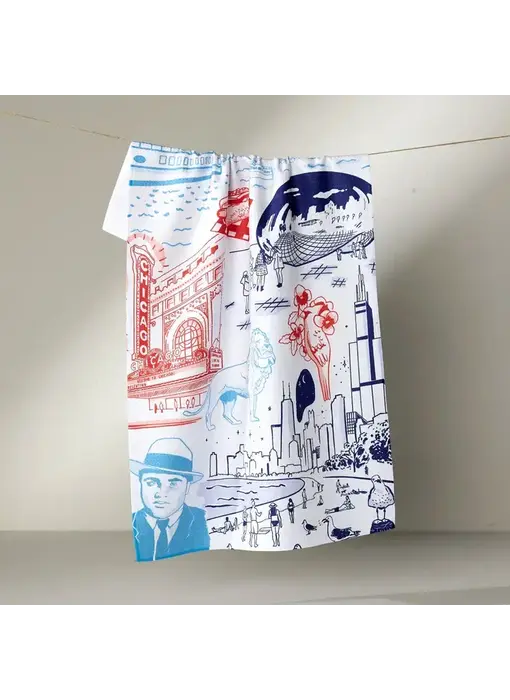 Chicago in Color Tea Towel (18 x 30)