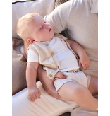 Mayoral Shorts & Knit Vest 3-piece Set Wheat