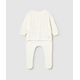 Knit Pants and Sweater Set Ceramic