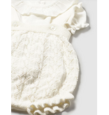 Mayoral Knit Dungaree and Blouse Set Ceramic