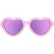 Frosted Pink Heart | Purple Polarized Mirrored Lenses 3-5 years