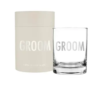 Dof Rocks Glass - Groom